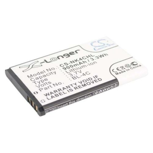 X-Longer BL-4C 900mAh Cserélhető Akkumulátor Mobiltelefonokhoz - Mobiltelefon akkumulátor