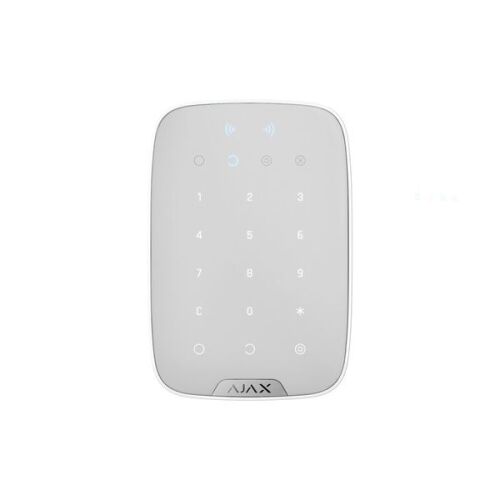Ajax Keypad Plus WH, vezeték nélküli riasztórendszer kezelő, fehér - Riasztó