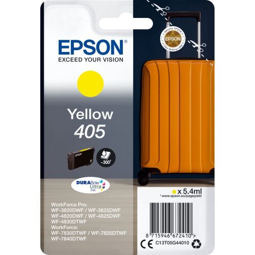 Epson 405 sárga tintapatron - Eredeti Standard teljesítmény - Nyomtató és szkenner