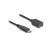 Delock USB Type-C - USB-A 10 Gbps koaxiális kábel 25cm