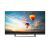 Állványon álló Sony 49 colos 4K Smart Android TV színes léggömböket ábrázolva