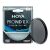 Hoya PRO ND64 EX 49mm szűrő csomagolásban, a szűrő és a doboz kialakítása látható