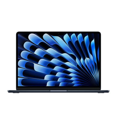 Apple MacBook Air 13.6 colos éjfél színű M5 chippel szemből - Laptop