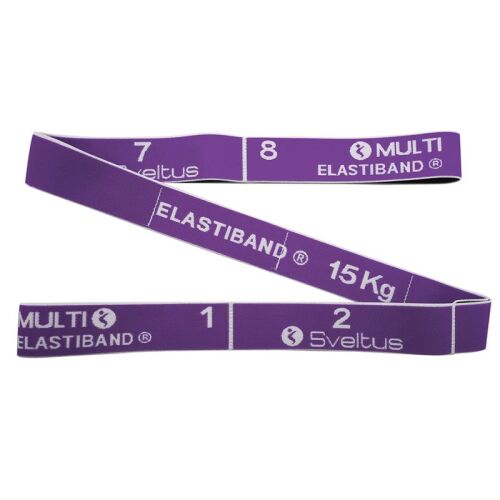 SVELTUS Multi Elastiband lila gumiszalag, felülnézet - Otthoni edzés
