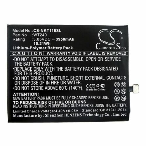 WT240 Akkumulátor 3950 mAh 173774271 - Mobiltelefon akkumulátor