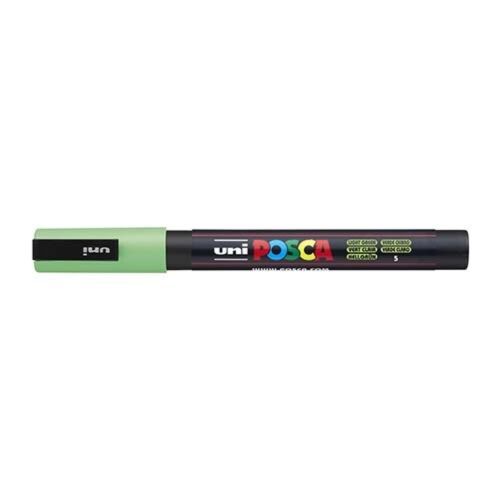 Filctoll UNI Posca PC-3M világoszöld festőmarker rajzoláshoz és dekoráláshoz - Filctoll
