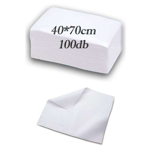 Eldobható papírtörölköző, 40x70cm, 100 db-os csomag