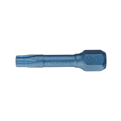 1/4'' IMPACT BLUE SHOCK DIN/ISO 1173 Torx TX30 bit, tartós elektromos kéziszerszám tartozék 