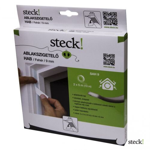 steck! SAH 9 Ablaktömítő hab, 9mm 163441132 