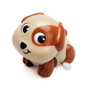 Brown and beige wind-up puppy toy - Ramiz Developmental Toy for Baby