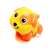 Yellow wind-up puppy toy