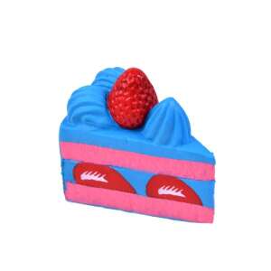 Blue cake shaped stress ball with strawberry on top - Stress ball