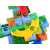 Prim-plan cu traseul circuitului de bile Track Maze Toy Bricks