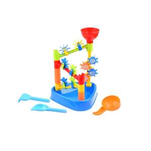 Colorful water mill toy set for kids, perfect for sandboxes and water play - Plastic Building Toy