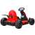 Piros elektromos gokart gyerekeknek, Speed 8 márka, hátulnézet