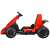 Piros elektromos gokart gyerekeknek, Speed 8 márka, oldalnézet