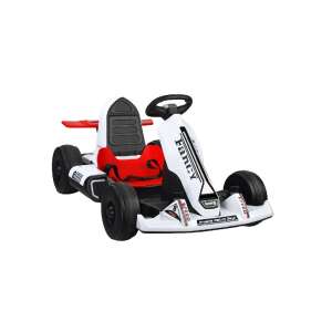 Fehér színű gokart