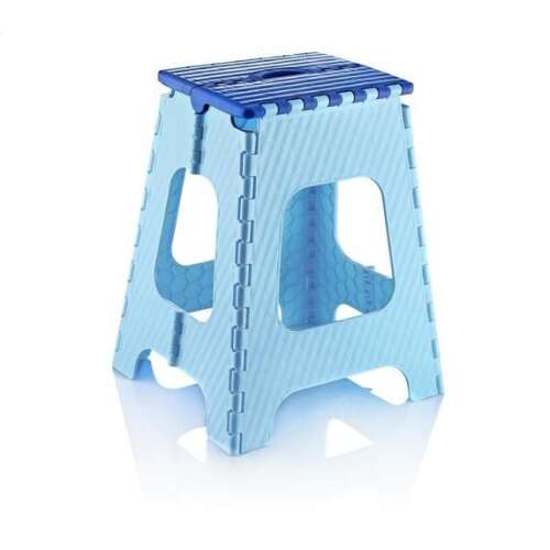 Hobby összecsukható fellépő, kék műanyag fellépő otthonra és kertbe