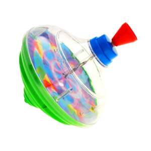 Világító és zenélő pörgettyű játék, oldalnézet - Ramiz