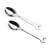 Wrench Teaspoon Set, 2 piece, silver, stainless steel, coffee, tea, sugar, stirring, kitchen, tools, gift, funny, unique