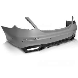 Zadný nárazník v štýle Mercedes W213 E63 AMG s otvormi PDC - Nárazníky