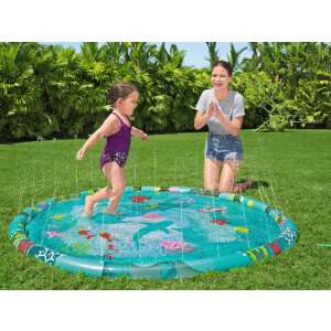 Children playing in the Bestway Underwater Splash inflatable sprinkler - Pool and Beach Toy