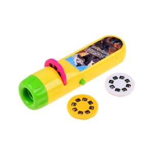 Proiector de dinozauri galben cu 3 diapozitive, perfect pentru copiii care iubesc dinozaurii - Nonbrand Jocuri si jucarii creative