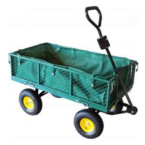 GardenLine multi-functional garden cart, green, 95x50x51cm - Garden Cart