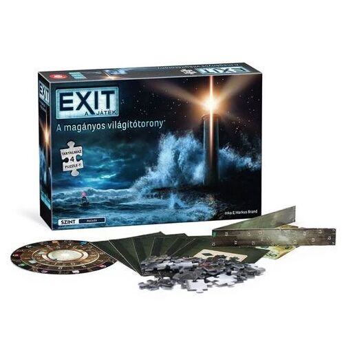 Piatnik EXIT A magányos világítótorony puzzle társasjáték, kihívást jelentő szabadulószoba stílusú játék - Piatnik
