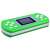 Green handheld game console with 230 games, SY-868 model, side view