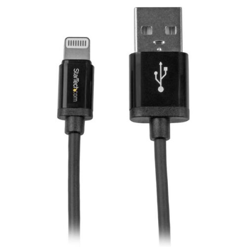 Startech USBLT1MB Lightning - USB 2.0 A (apa - apa) kábel 1m - Fekete 167542256 - Lightning kábel