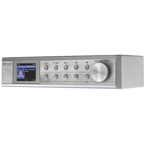 Soundmaster IR1500SI internetrádió, DAB+ és FM tuner, ezüst színű - Soundmaster
