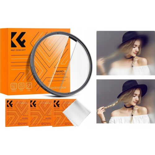 K&F Concept Nano-B Series Split Diopter, speciális hatás effekt szűrő, 58mm 163620376 - Kamera objektív szűrő