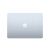 Apple MacBook Air 13.6 hüvelykes égszínkék, felülnézet Apple logóval