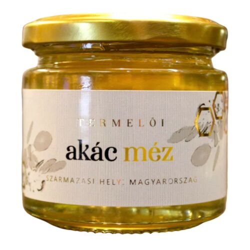 Természet ízei akácméz 230g üvegben, természetes édesítőszer Magyarországról - Méz