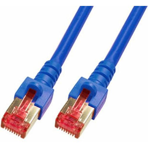EFB RJ45 Patchkábel S/FTP, Cat.6, LSZH, 0.25m, kék 163665296 - Patch kábel