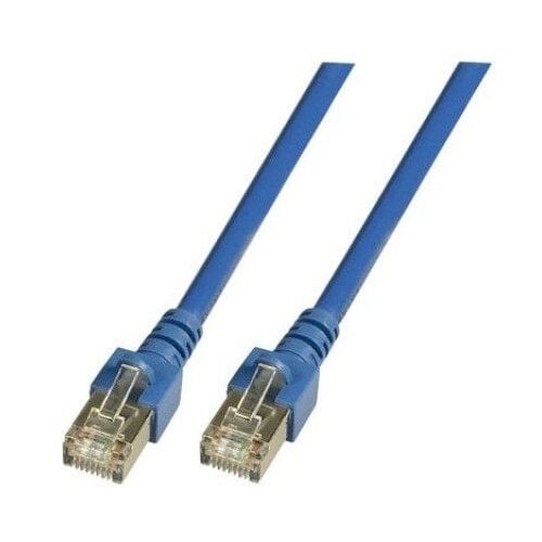 EFB RJ45 Patchkábel SF/UTP, Kat.5e, PVC, CCA, 15m, kék 163665366 - Patch kábel