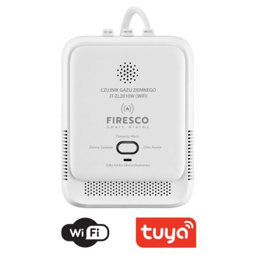 Földgáz érzékelő Firesco JT-ZL2010W WiFi Tuya alkalmazással 163666495 - Okos otthon kiegészítő