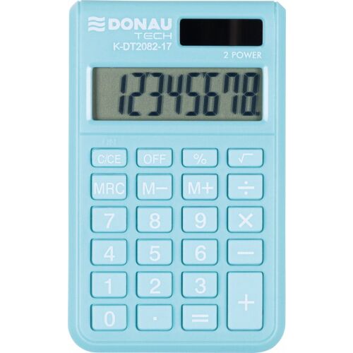 Zsebikalkulátor világoskék Donau Tech (K-DT2082-17) 163685652 - Számológép
