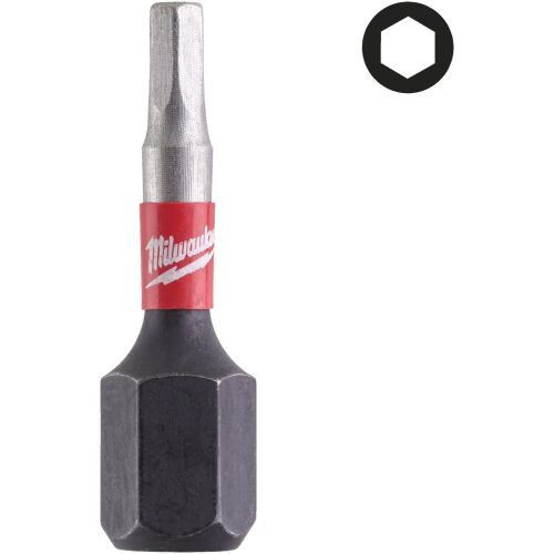 MILWAUKEE HEX VÉG 10x25mm/3db. 163694565 - Bitfej
