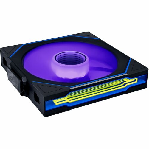 Lian Li UNI FAN SL-INF vezeték nélküli ventilátor, ARGB, PWM - Reverse Blade, 140mm, fekete 167989610 - PC ventilátor