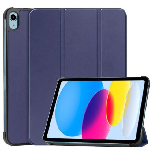 CoreParts Tri-fold kék iPad 10.9 hüvelykes tok Apple iPadhez, elölnézet eszközzel - Tablet tok