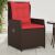 vidaXL 2 db barna polyrattan dönthető kerti szék 163714928