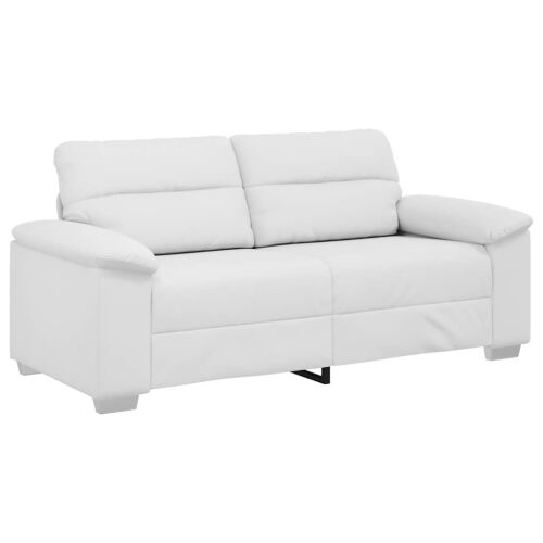 vidaXL kétszemélyes fehér műbőr kanapé 180 x 81 x 84 cm 163716796 - Kanapé