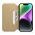 DUAL POCKET arany pénztárca tok iPhone-nal és készpénzzel