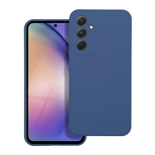Forcell kék szilikon tok Samsung Galaxy A54 5G-hez, teljes körű telefonvédelem 