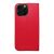 Hátulnézet a piros SMART CASE könyv tokról iPhone 16 Pro Max-hoz