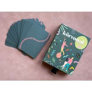 Игра с карти Körvonal с кутия и карти, забавна и ангажираща игра за двойки и приятели - Dreame