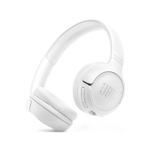 Szögletes nézet a JBL Tune 530BT fehér vezeték nélküli fejhallgatóról - JBL
