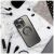 iPhone 17 Pro Glam fekete tokban asztalon